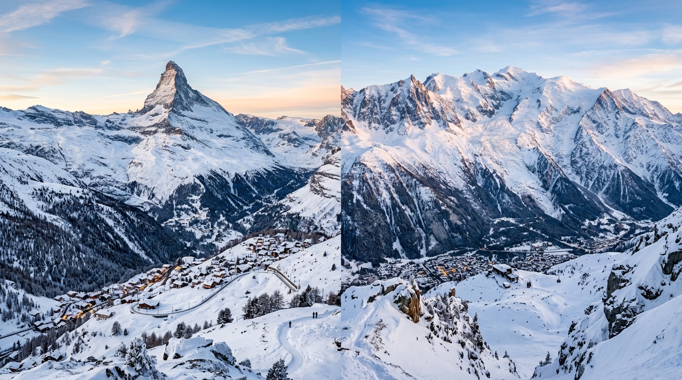 Chamonix vs Zermatt Comparison (Ultimate 2026 List)